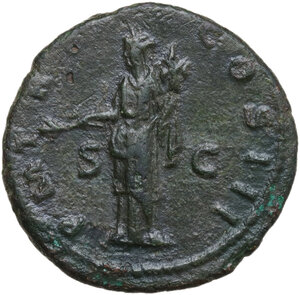 reverse: Hadrian (117-138).. AE As, 121 AD