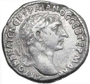obverse: Trajan (98-117).. AR Tetradrachm. Antioch mint, Seleucis and Pieria, c. 98-117