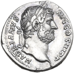 obverse: Hadrian (117-138).. AR Denarius, Rome mint, c. 130-3 AD,
