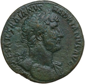 obverse: Hadrian (117-138).. AE Sestertius, Rome mint, 119-121 AD