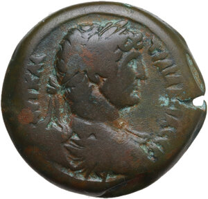 obverse: Hadrian (117-138).. AE Drachm, Alexandria mint, 127-128 AD