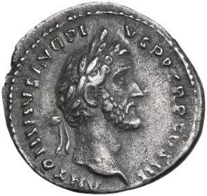obverse: Antoninus Pius with Marcus Aurelius as Caesar (139-161).. AR Denarius. Rome mint. Struck AD 140-144