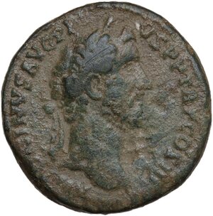 obverse: Antoninus Pius (138-161).. AE Sestertius, 140-144 AD