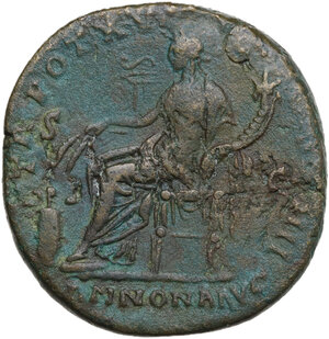 reverse: Antoninus Pius (138-161).. AE Sestertius, 151-152 AD
