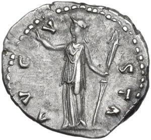 reverse: Diva Faustina I (died 141 AD).. AR Denarius, after 141 AD