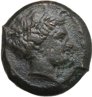 obverse: Southern Lucania, Metapontum. AE Obol, c. 425-350 BC