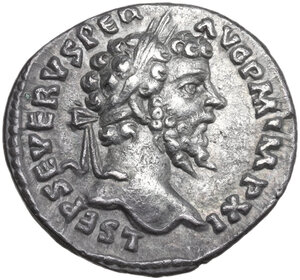 obverse: Septimius Severus (193-211) . AR Denarius, Laodicea ad Mare mint, 198 AD