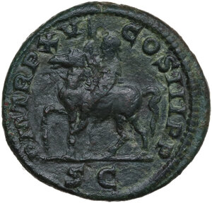 reverse: Septimius Severus (193-211) . AE As, Rome mint, 207 AD