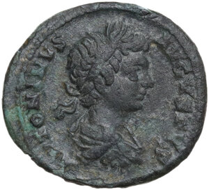 obverse: Caracalla (198-217).. Debased AR Denarius, Rome mint, 199-200