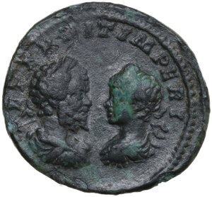 reverse: Caracalla (198-217).. Debased AR Denarius, Rome mint, 199-200