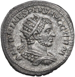 obverse: Caracalla (198-217). AR Antoninianus, Rome mint