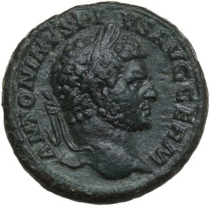 obverse: Caracalla (198-217).. AE As, British Victory issue, 214 AD