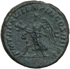 reverse: Caracalla (198-217).. AE As, British Victory issue, 214 AD