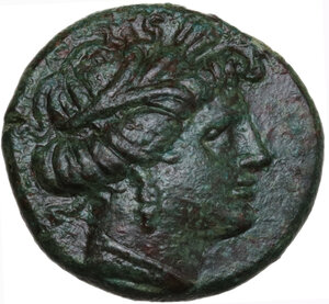 obverse: Southern Lucania, Metapontum. AE 14 mm. c. 300-250 BC