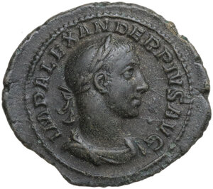 obverse: Severus Alexander (222-235 AD).. AR Denarius, 231-235 AD