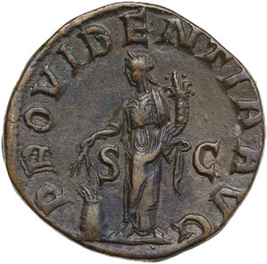 reverse: Severus Alexander (222-235).. AE Sestertius. Rome mint, 232 AD