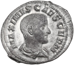 obverse: Maximus as Caesar (235-238).. AR Denarius