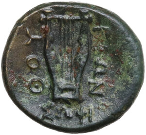 reverse: Southern Lucania, Thurium. AE 14.5 mm. c. 280-260 BC
