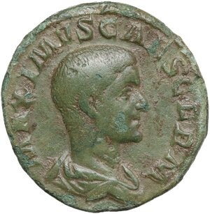 obverse: Maximus as Caesar (235-238). AE Sestertius, Rome