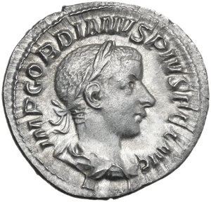 obverse: Gordian III (238-244 ).. AR Denarius, Rome mint