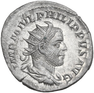 obverse: Philip I (244-249).. BI Antoninianus, Rome mint