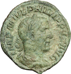 obverse: Philip I (244-249).. AE Sestertius, Rome mint