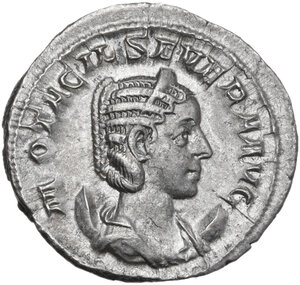obverse: Otacilia Severa, wife of Philip I (244-249).. AR Antoninianus, 246-248 AD. Rome mint