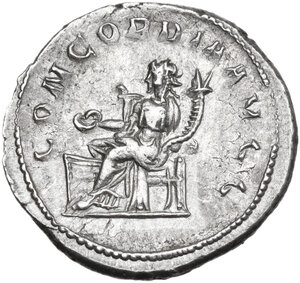 reverse: Otacilia Severa, wife of Philip I (244-249).. AR Antoninianus, 246-248 AD. Rome mint