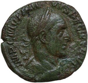 obverse: Trajan Decius (249-251).. AE Sestertius, Rome mint