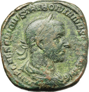 obverse: Trebonianus Gallus (251-253).. AE Sestertius, Rome mint
