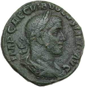 obverse: Volusian (251-253).. AE Sestertius, Rome mint