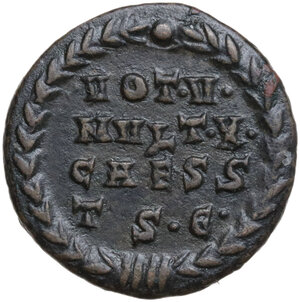 reverse: Licinius II (317-324). AE Follis. Thessalonica mint, c. 318-319