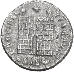 reverse: Constantine I (307-337).. AE Follis, Siscia mint, 2nd officina, 328-329 AD