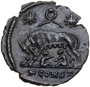 reverse: Commemorative series. Struck under Constantine I.. AE Follis, Commemorative series, Arelate mint.,circa 334 AD