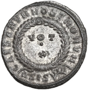 reverse: Crispus as Caesar (317-326).. AE Follis, Siscia mint