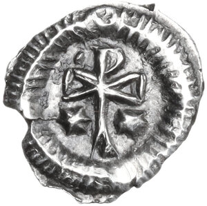 reverse: Justin II (565-578).. AR Half Siliqua, Ravenna mint