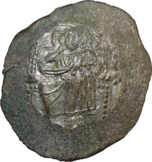obverse: Alexius I Comnenus (1081-1118).. BI Aspron Trachy, Constantinople mint