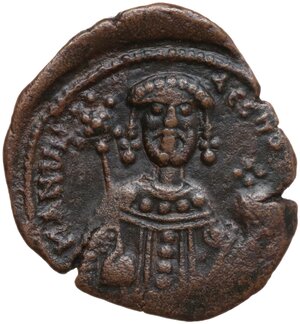 reverse: Manuel I, Comnenus (1143-1180).. AE Tetarteron. Thessalonica mint. Struck 1152-circa 1160(?)