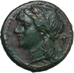 obverse: Bruttium, Rhegion. AE 22 mm, c. 260-215 BC