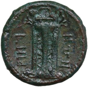 reverse: Bruttium, Rhegion. AE 22 mm, c. 260-215 BC