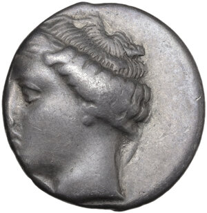 obverse: Bruttium, Terina. AR Nomos, c. 440-425 BC