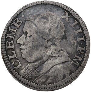 obverse: Bologna.  Clemente XIII (1758-1769). Bianco 1760