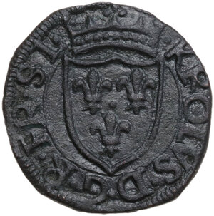 obverse: Chieti.  Carlo VIII (1495). Cavallo