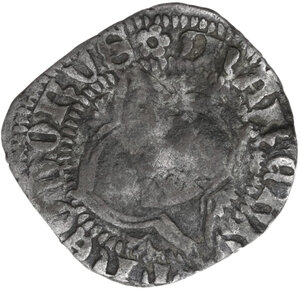reverse: Chivasso.  Teodoro II Paleologo (1381-1418). Mezzo grosso
