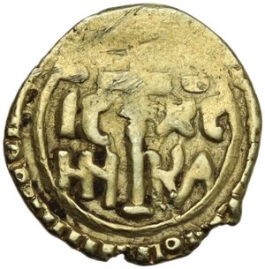 reverse: Messina o Palermo.  Ruggero II (1105-1154).. Tarì, dopo il 1140