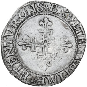 reverse: Napoli.  Luigi XII di Francia (1501-1503). Carlino