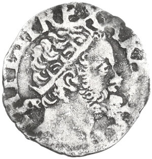 obverse: Napoli.  Filippo II di Spagna (1554-1598).. Grano d argento con sigla GR e testa volta a destra