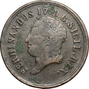 obverse: Napoli.  Ferdinando IV (1815-1816) di Borbone. 8 tornesi 1816