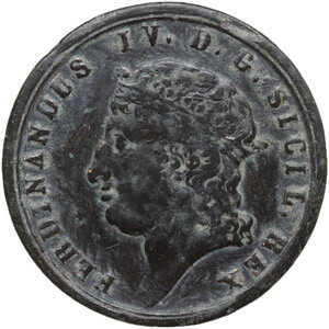 obverse: Napoli.  Ferdinando IV (1759-1805) di Borbone. 5 tornesi 1816 con bordo rigato