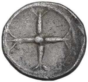 reverse: Gela. AR Obol, c. 480-470 BC